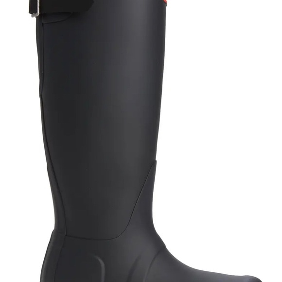Hunter Matte Black Knee High Rain Boots size 6 - Picture 4 of 11
